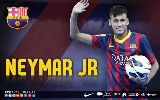 Neymar JR FC Barcelona 2014 HD Wallpaper