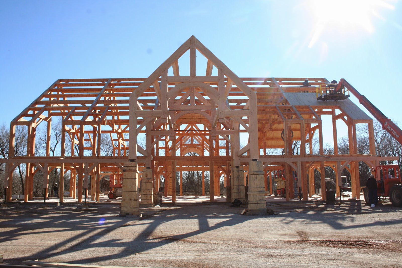Traditional Timber Frame Project: Timber Construction, Paramount ...