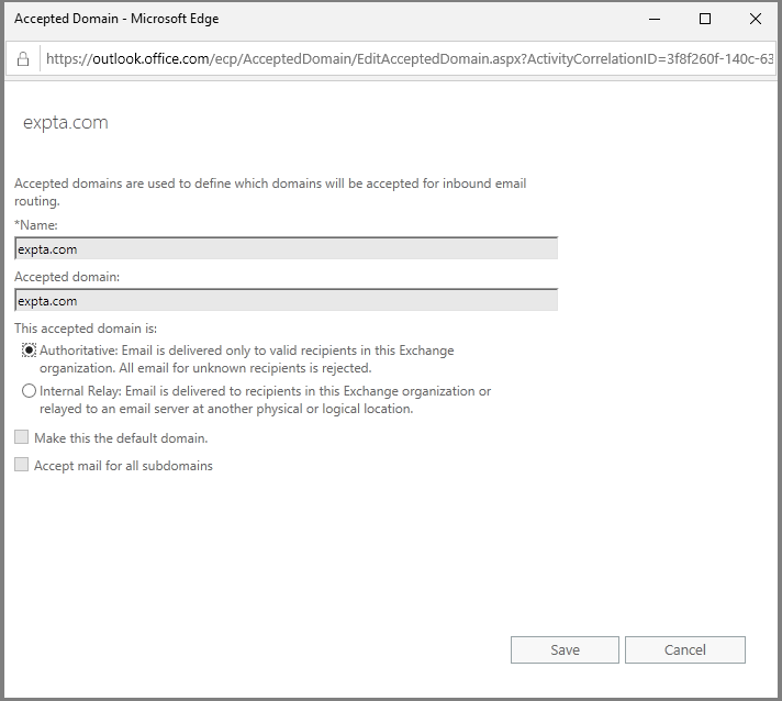 Authoritative vs Internal Relay Domains in Exchange The EXPTA {blog}