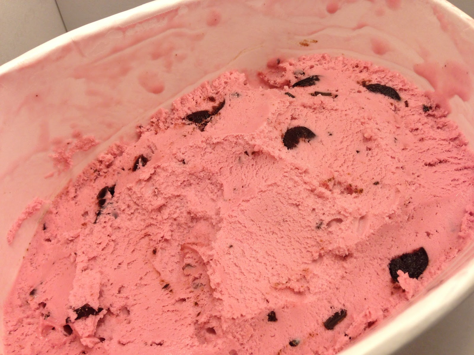 Crazy Food Dude Review Kemp's Low Fat Black Jack Cherry Frozen Yogurt