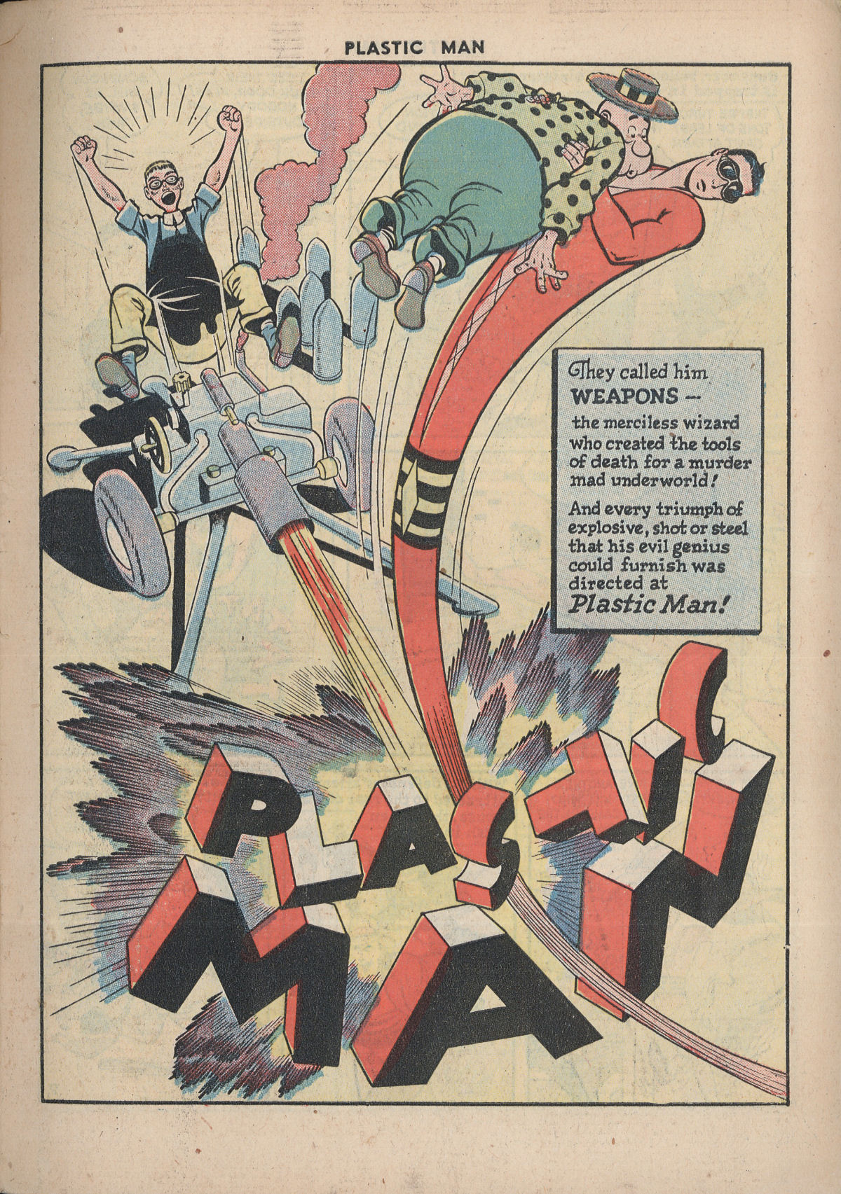 Read online Plastic Man (1943) comic -  Issue #5 - 3