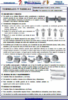 Ficha herramienta en el taller de tecnología: TORNILLOS Y TUERCAS