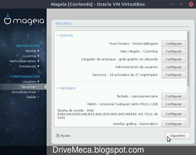 Drivemeca instalando Mageia Linux paso a paso