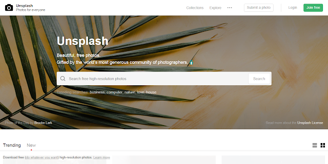 Unsplash World best Free Stock Photo Websites