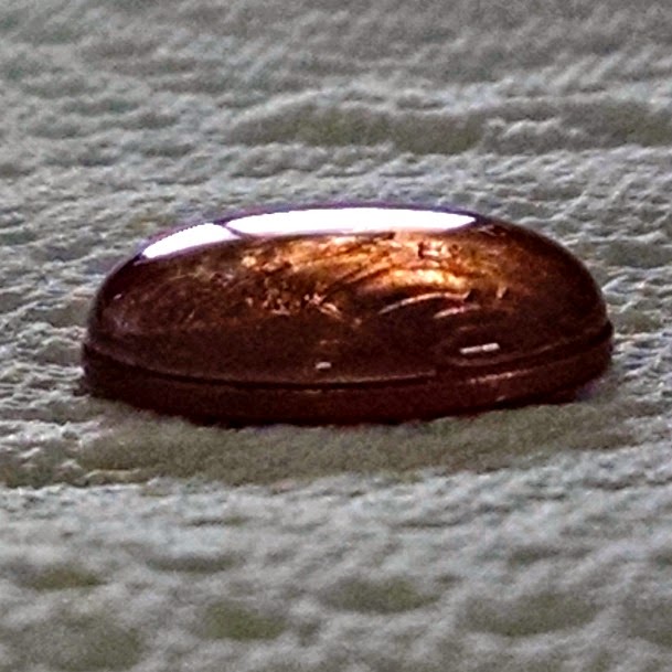 Surface Tension Drops of Water on a Coin + Free Printable The