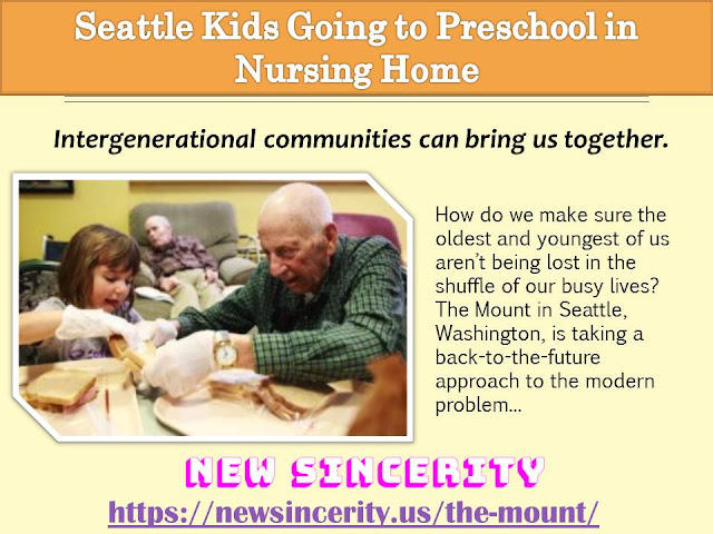 Seattle Kids Going to Preschool in Nursing Home - New Sincerity