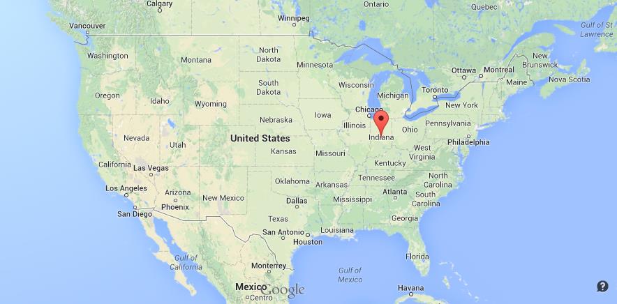 Indiana State Map | USA | Maps of Indiana (IN)