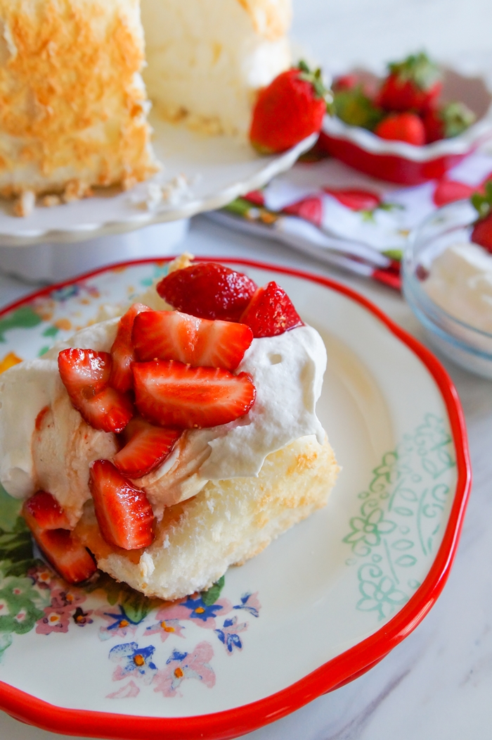 Homemade Angel Food Cake 101 - Bake at 350°