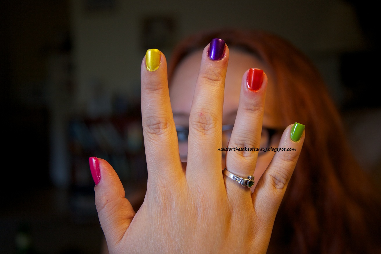 Nails for the Sake of Sanity Geek Nail Challenge TV 2 (Dexter)