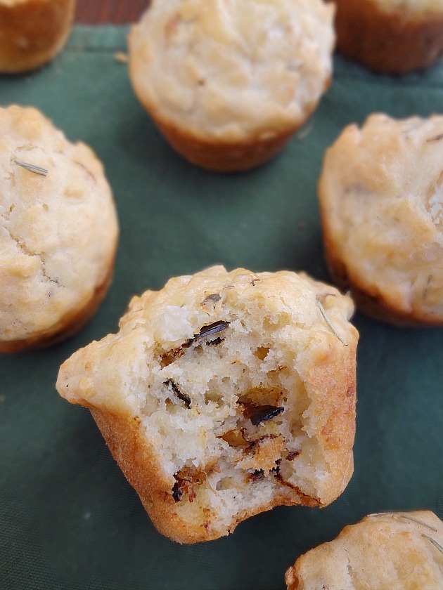 Roasted Onion Brie Muffins Roasted Onion Brie Muffins