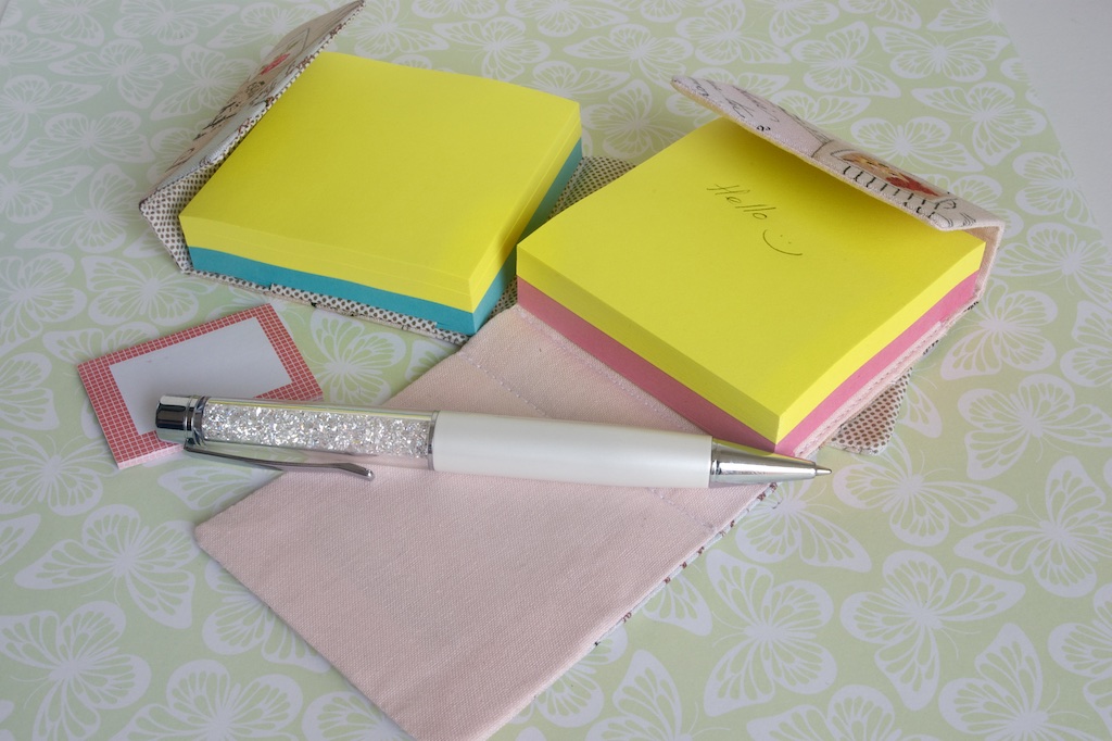 Stitching Notes: Post-it Note Cover