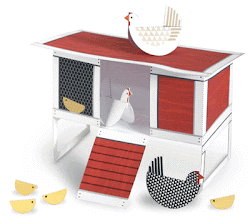 coop chicken clipart paper printable toy calendar craft papercraft chickens 3d crafts toys february template box diy cute printables templates