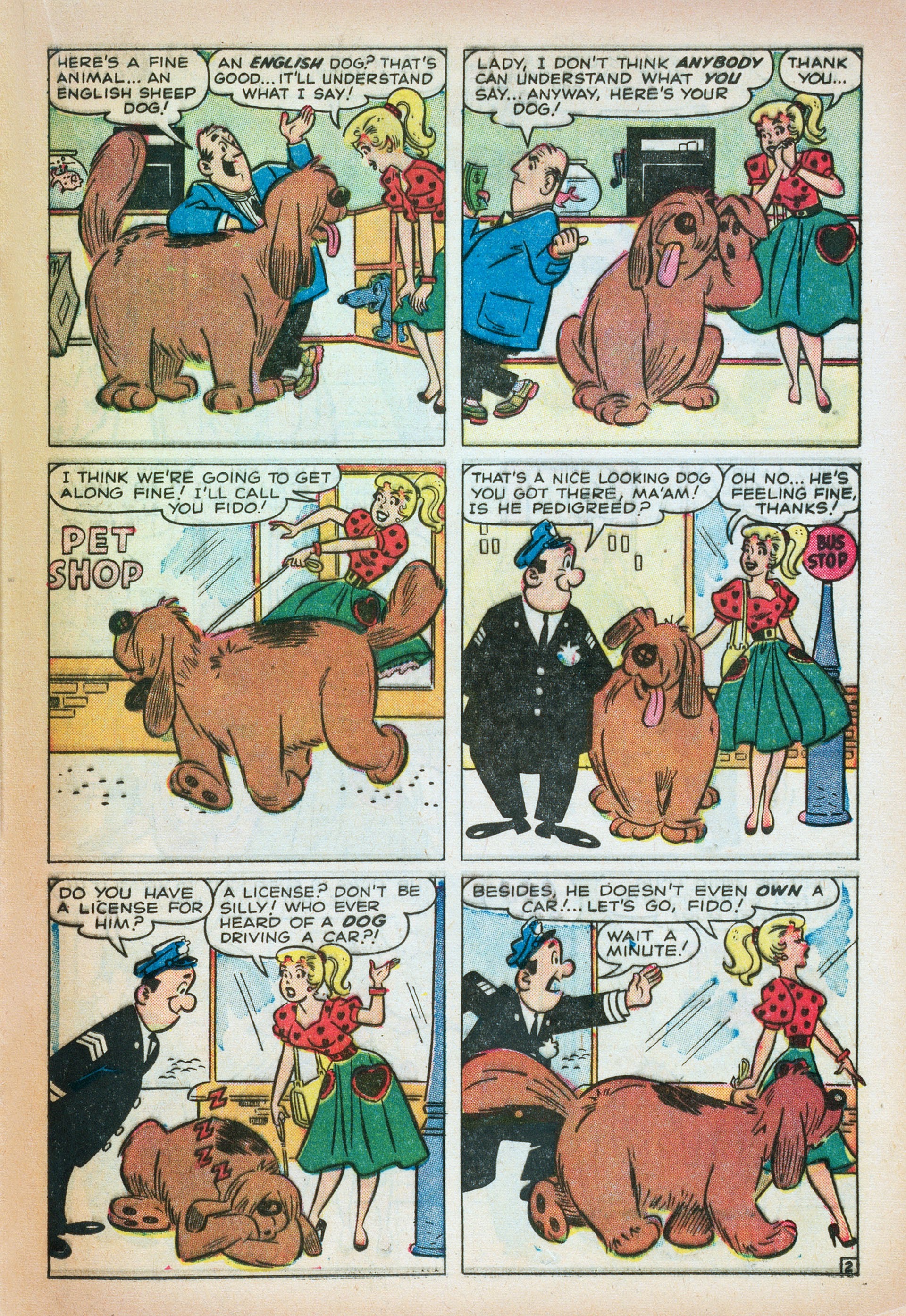 Read online Sherry the Showgirl (1956) comic -  Issue #1 - 21
