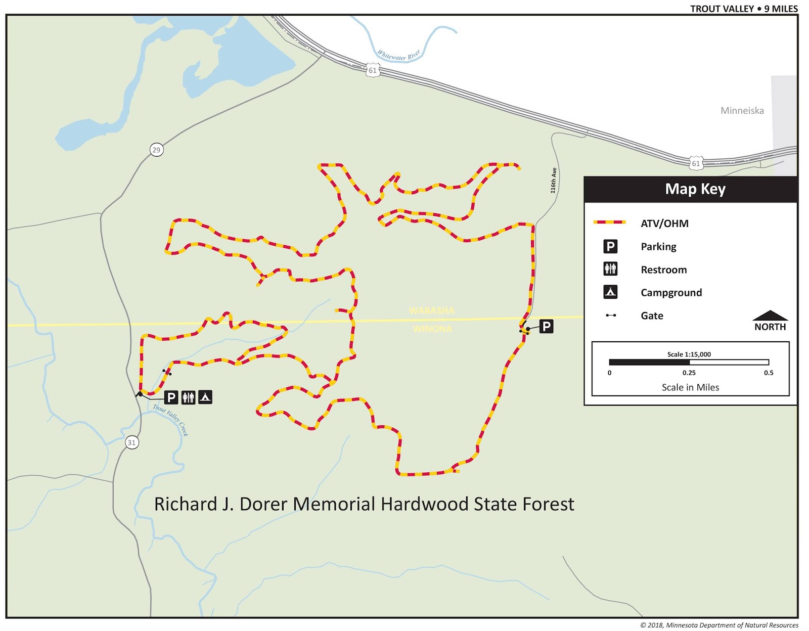 Day Hiking Trails: Prairie wildflowers await atop river bluff