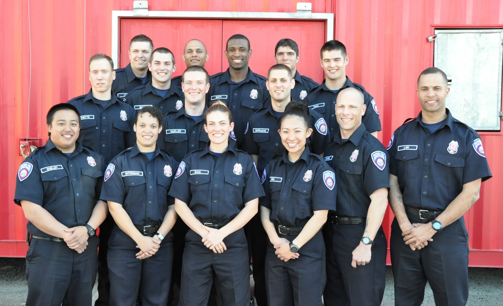Fire Department Recruit Firefighters Celebrate Milestone