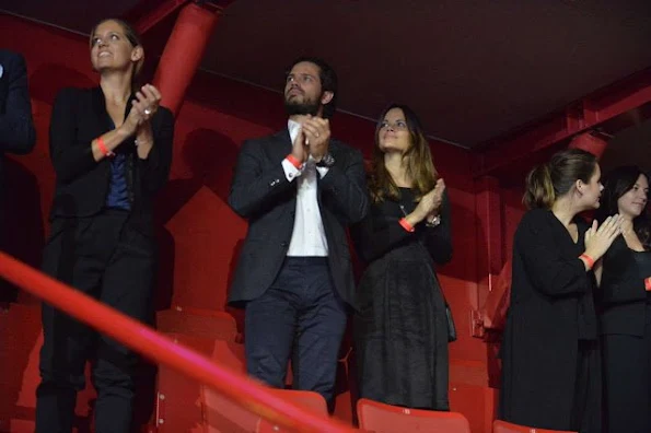 Princess Sofia Hellqvist of Sweden and Prince Carl Philip of Sweden attended a charity concert in Stockholm