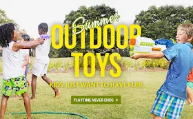 оферти за играчки и игра на открито - летни забавления на децатата