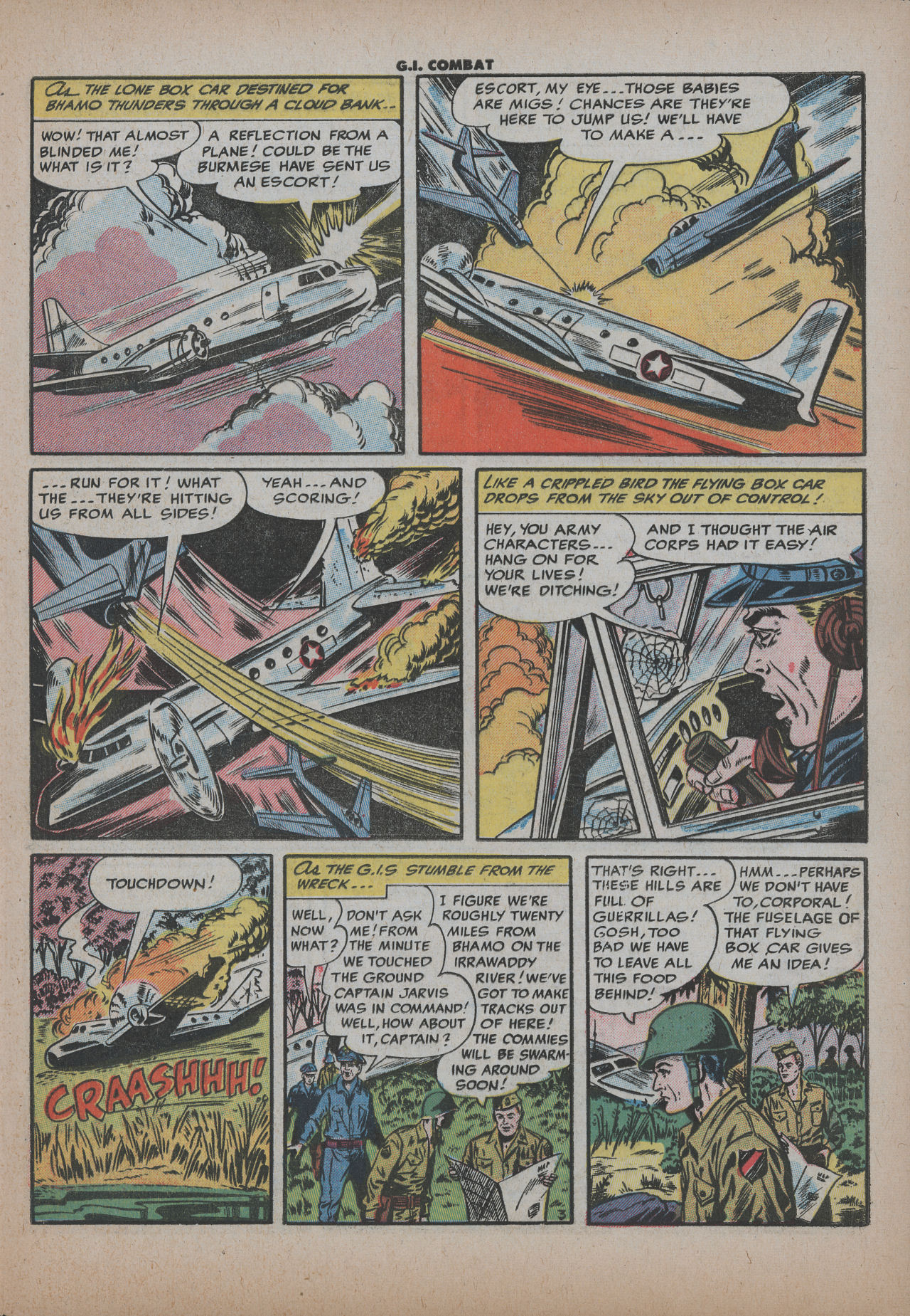 Read online G.I. Combat (1952) comic -  Issue #26 - 29