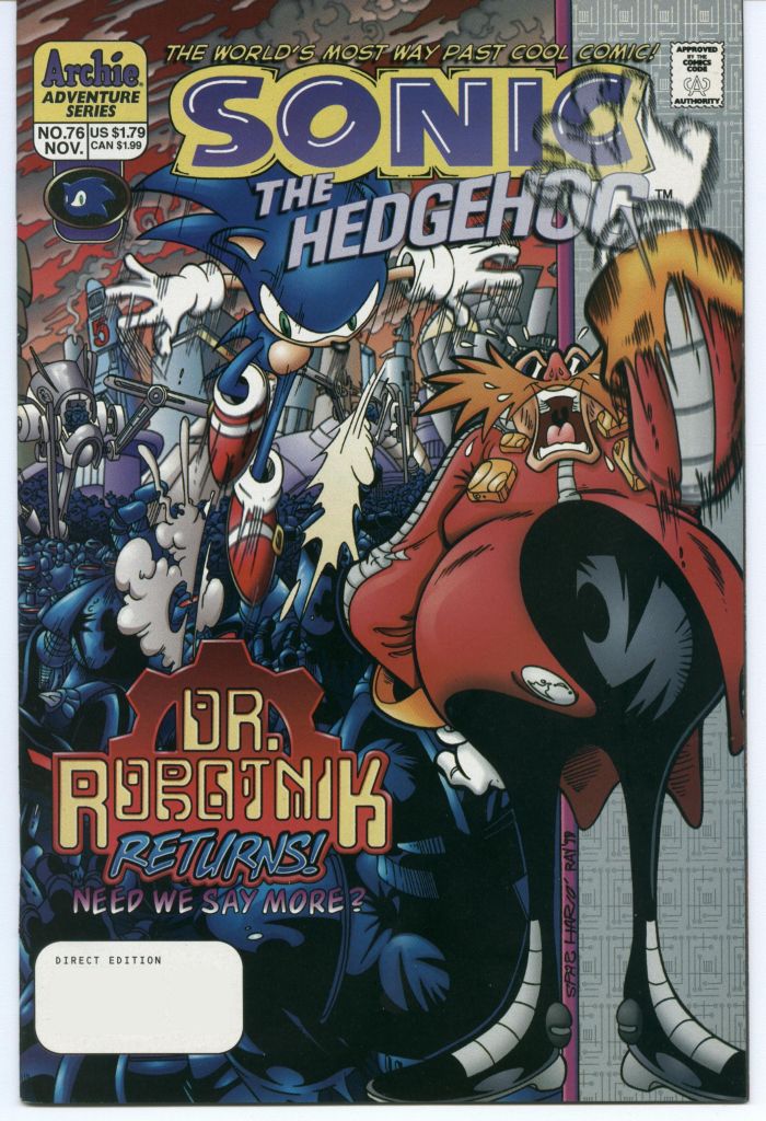 Read online Sonic The Hedgehog comic -  Issue #76 - 1