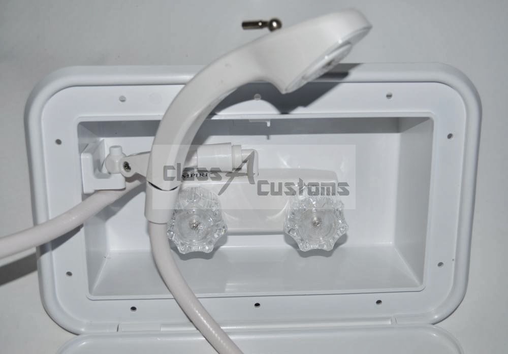 Class A Customs How to install RV Exterior Shower Box classAcustoms