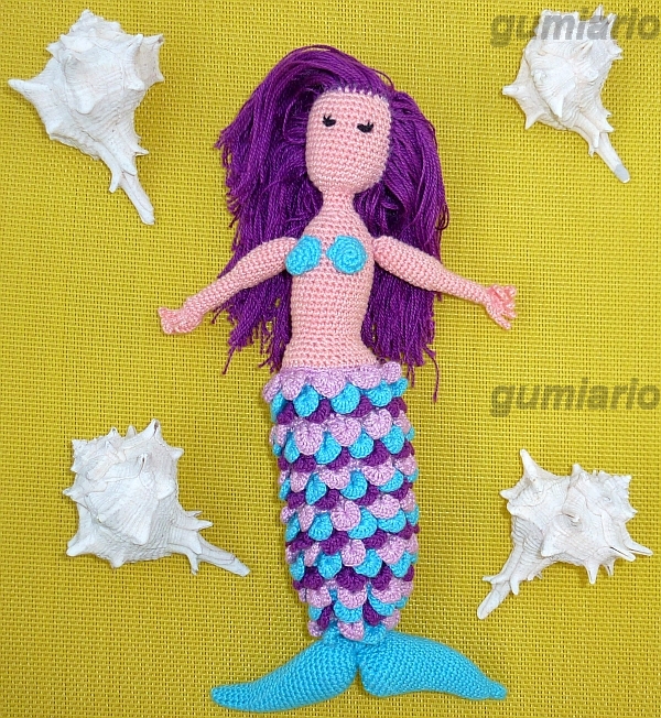 sirena amigurumi