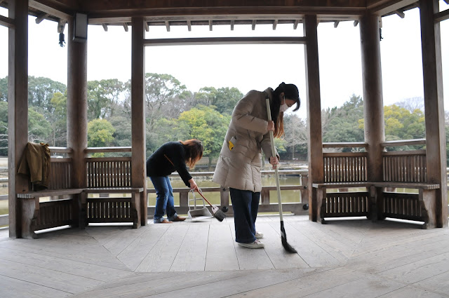 奈良公園浮清掃活動