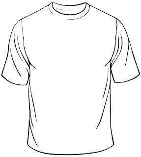 White T-shirt Sketch
