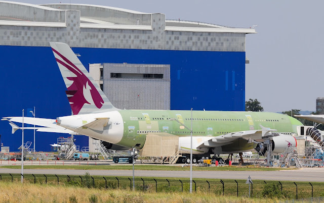 Qatar Airways Airbus A380-800 The First Livery