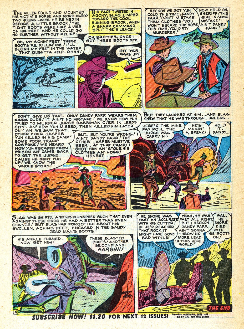 Read online Two Gun Western (1950) comic -  Issue #11 - 25