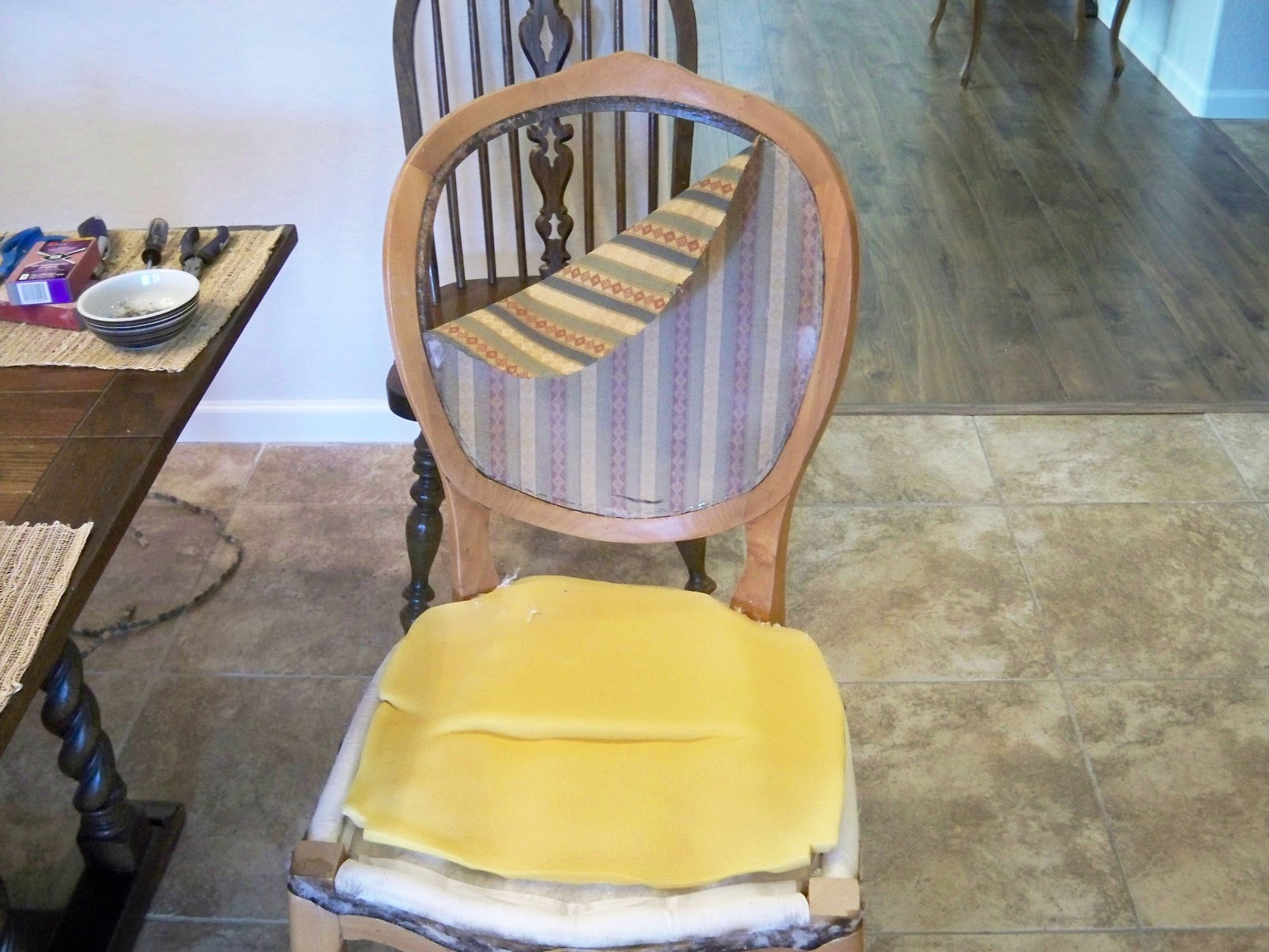 A Stroll Thru Life My 9.99 Louis Chairs Upholstery Tutorial Update