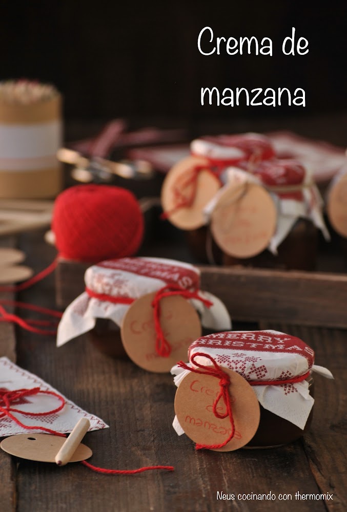 Crema de manzana con canela