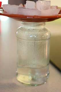 experimento evaporación y condensación