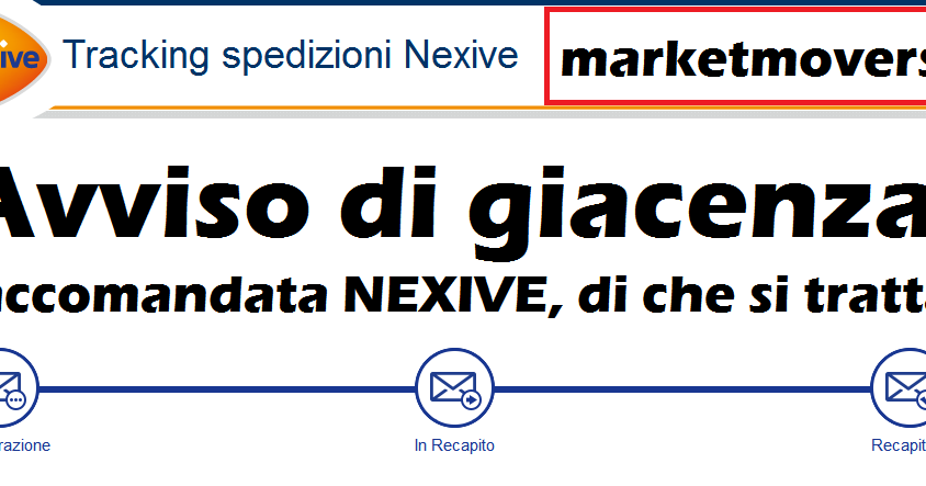 SCARICA RACCOMANDATA ONLINE NEXIVE