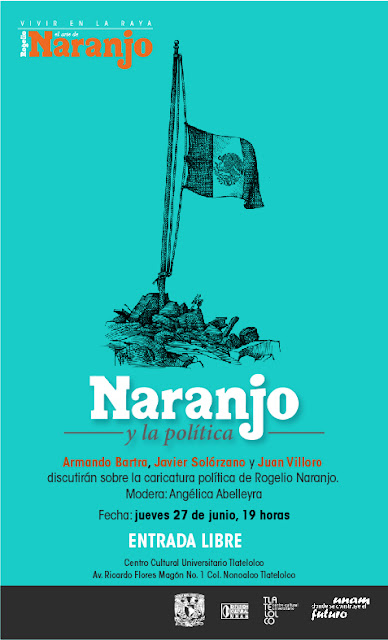 Debate sobre el trabajo del caricaturista Rogelio Naranjo en el CCU Tlatelolco