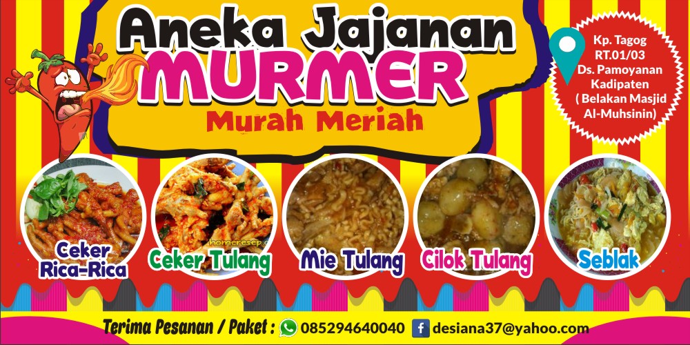 70+ Desain Spanduk Cilok