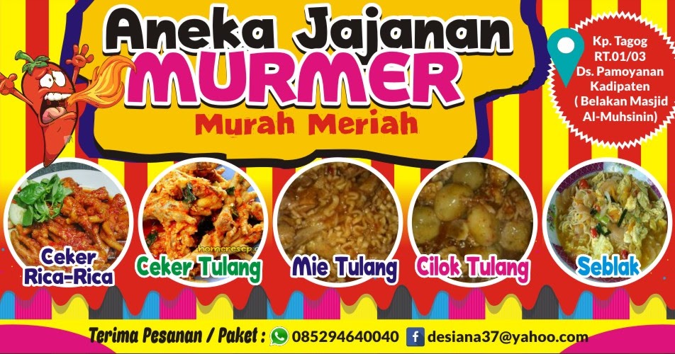 Download Contoh Spanduk Aneka Jajanan.cdr KARYAKU