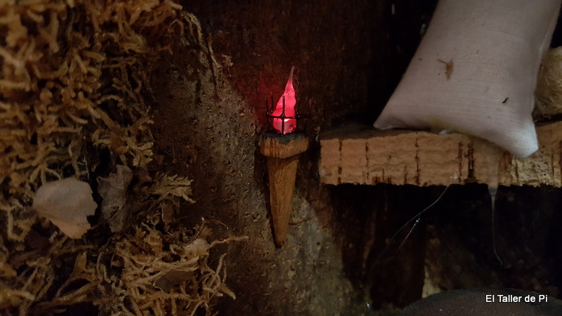 Antorcha led con efecto fuego - El Taller de Pi