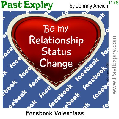 Cartoon about Valentines, relationships, cartoon, Facebook