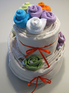 Create An Art Form With The Diaper Wreath!
