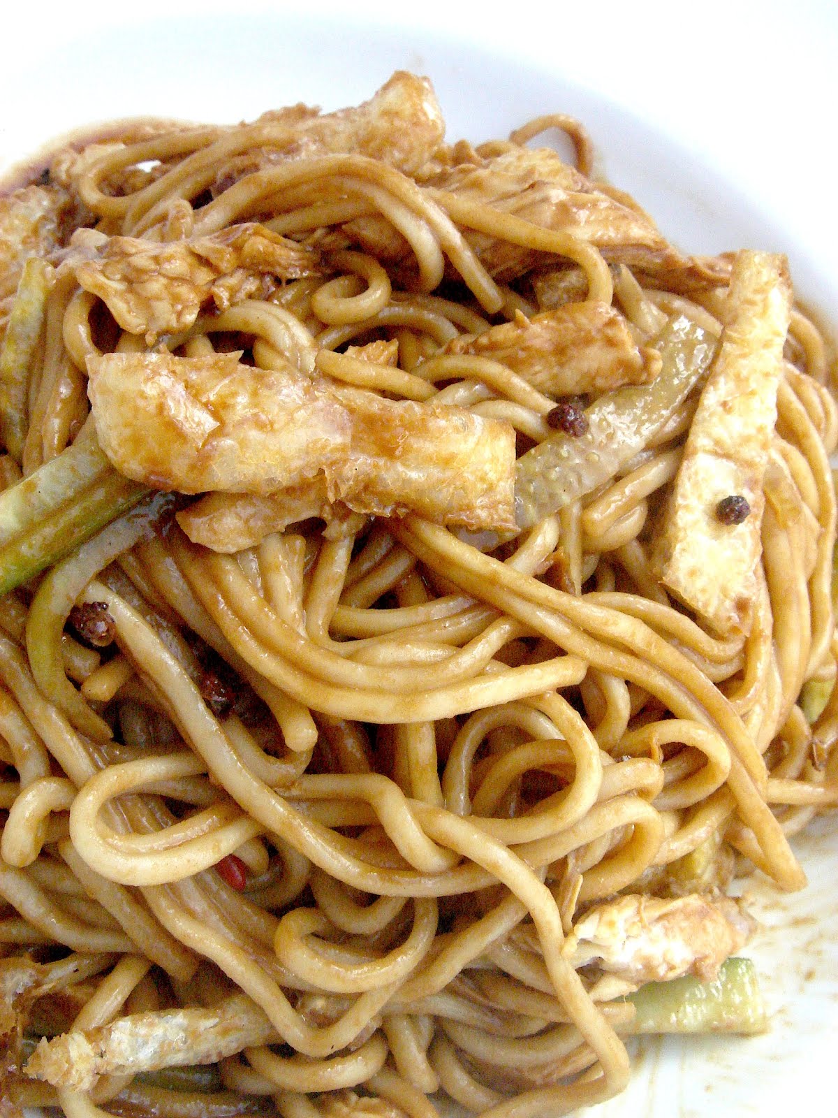 East meets West Chicken Dan Dan Noodles