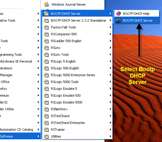 PLC KnowledgeBase: IP SETTING USING BOOTP-DHCP SERVER.