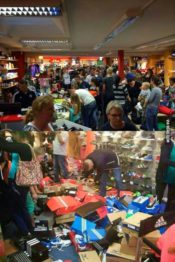 German Adidas store is in trouble KPOP, KFANS