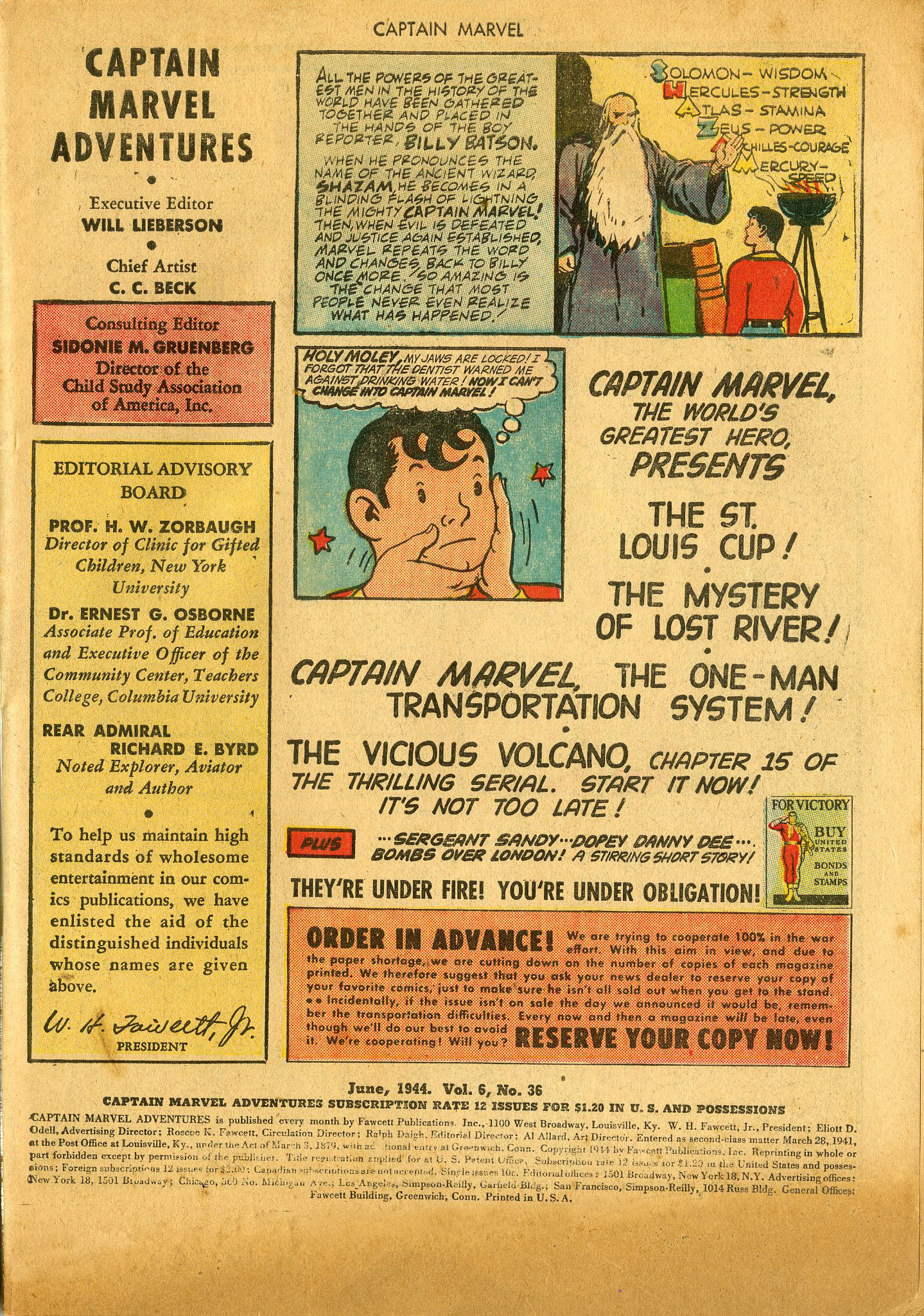Read online Captain Marvel Adventures comic -  Issue #36 - 3