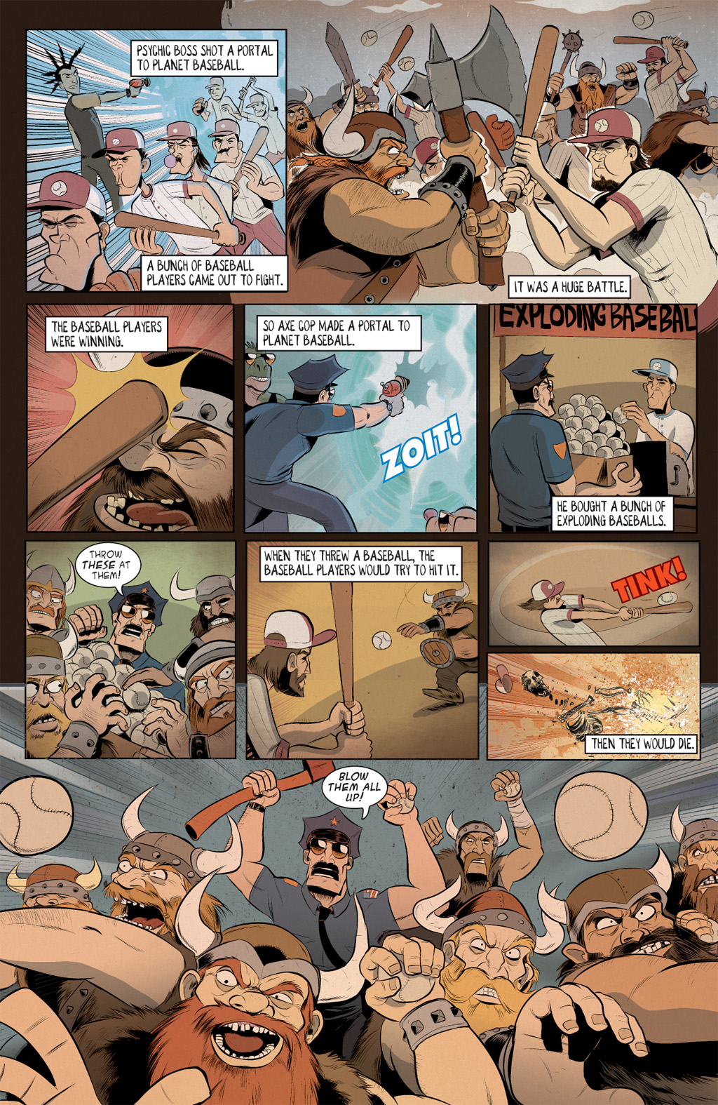 Axe Cop: Bad Guy Earth issue 2 - Page 10