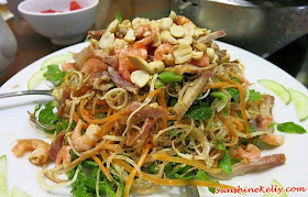 Vietnamese Salad, Vietnamese Food, My Khe Beach, Da Nang, Vietnam, Dragon Bridge, Han River, Kim Do Restaurant, A La Carte Da Nang Beach