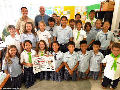 Box Jelly fish awareness presentation at Panyadee the British school in Samui