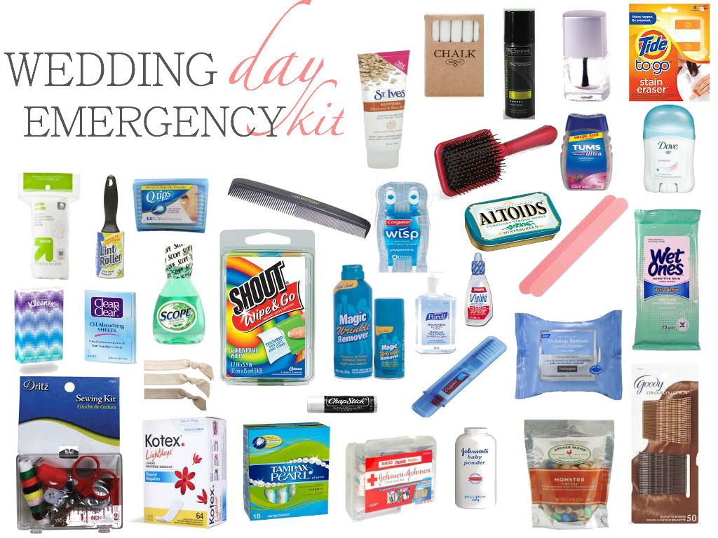 Wedding Day Emergency Kit - Wed in Florence