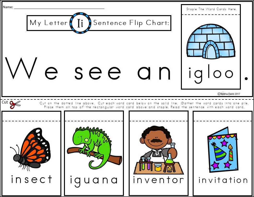 Fairy Tales And Fiction By 2 MOVING Freebie Alphabet Flip Charts