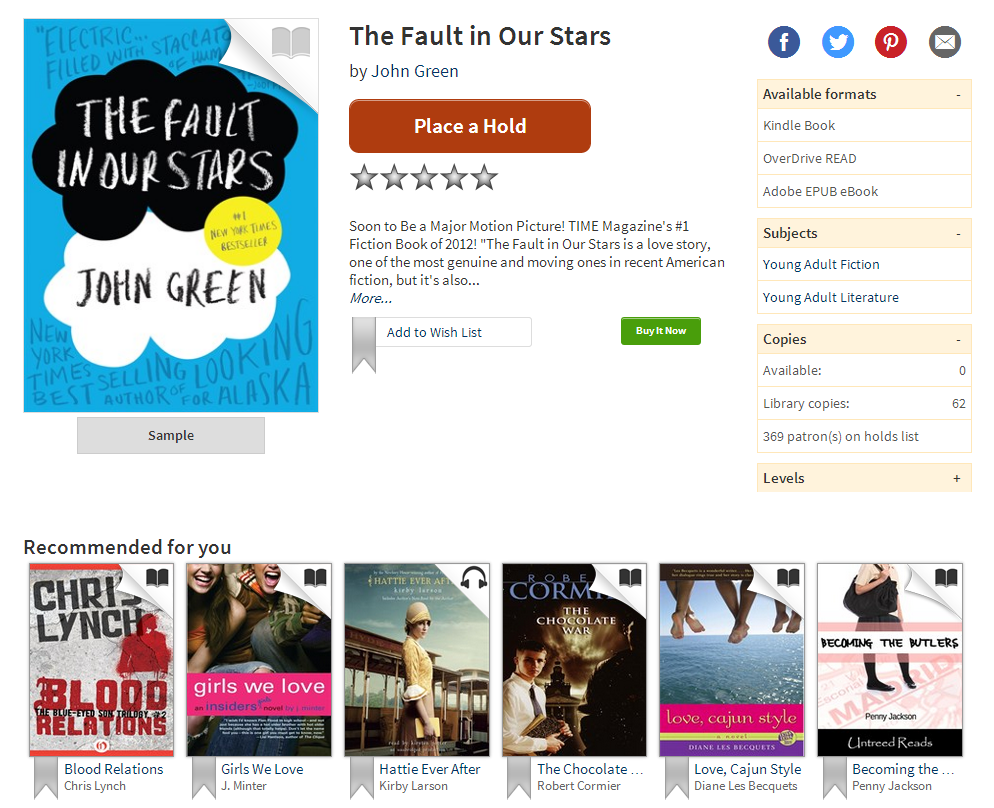 more than books Ebook Options Axis 360 & OverDrive