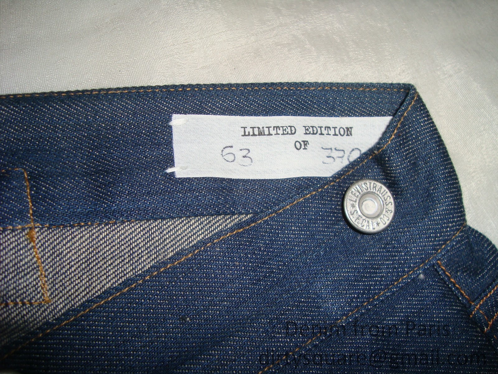 denim from Paris: Levi's LVC - Nevada 1873 First Blue numbered edition